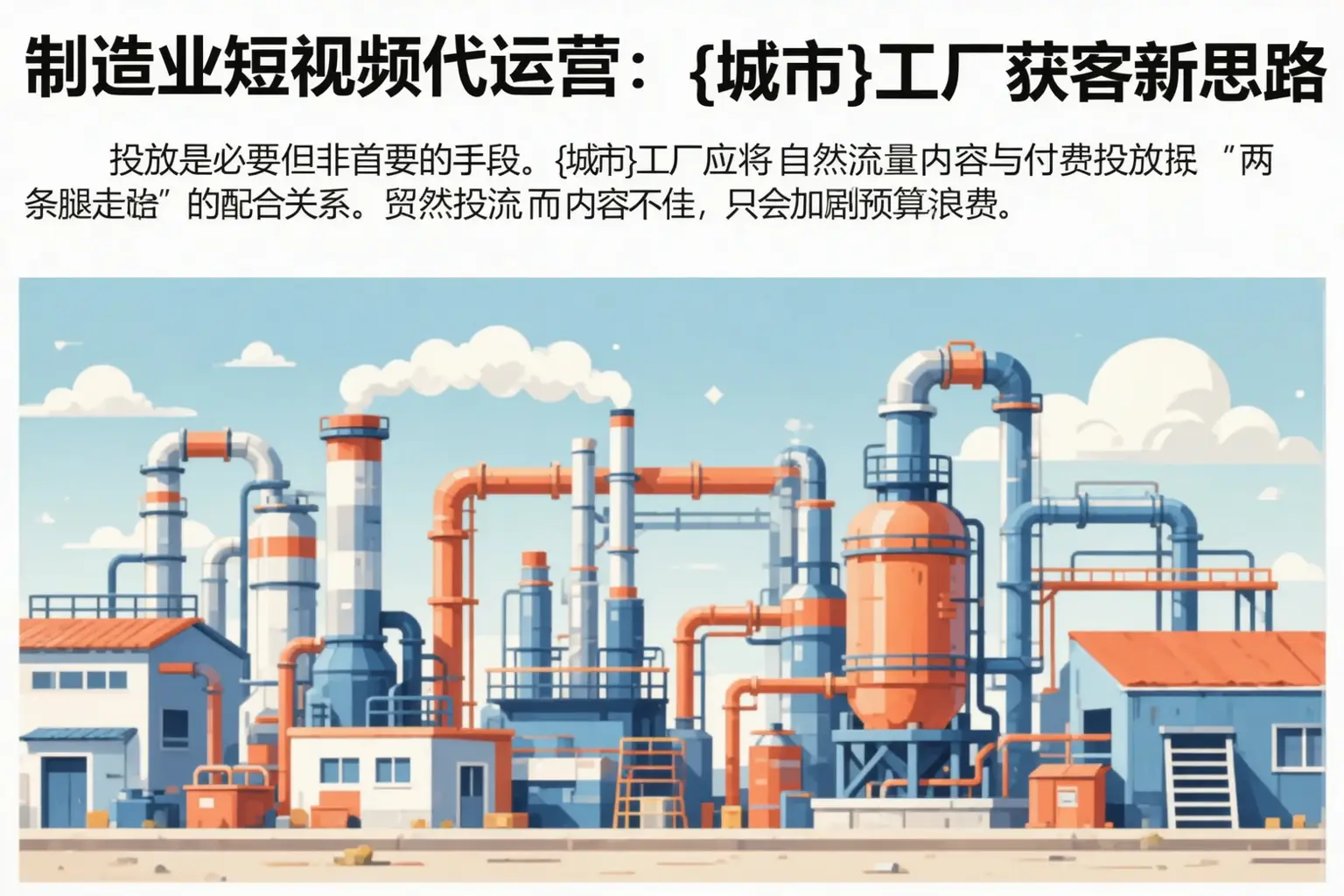 制造业短视频代运营：凤泉工厂获客新思路